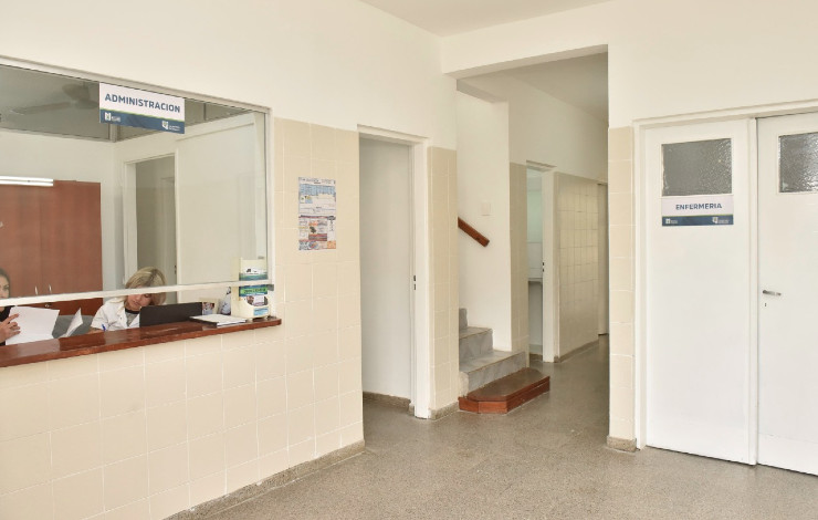 Interior del centro de salud