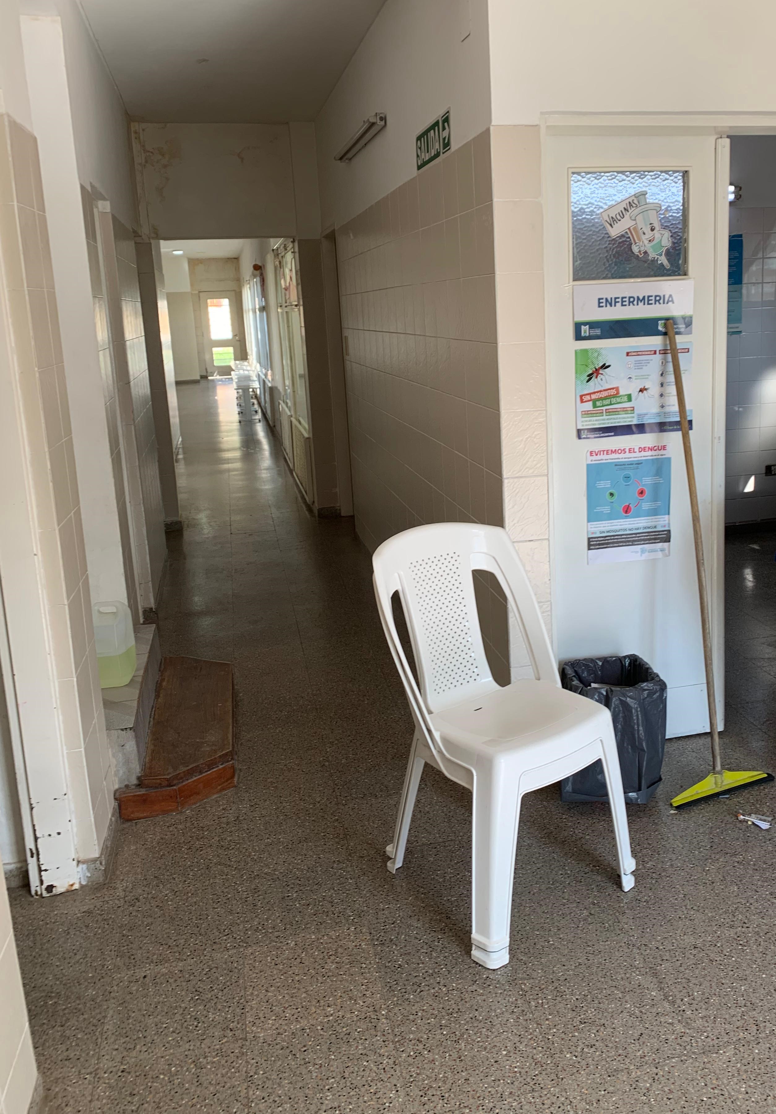 Pasillo del centro de salud